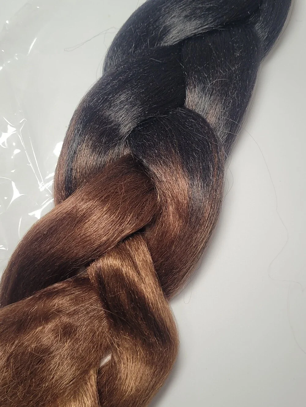 RAYIIS 5 Packs 1B3027 Ombre Synthetic Kanekalon Braiding Hair 24